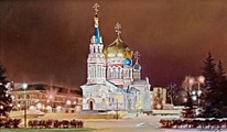 Сут Н. Успенский собор. Вечер.