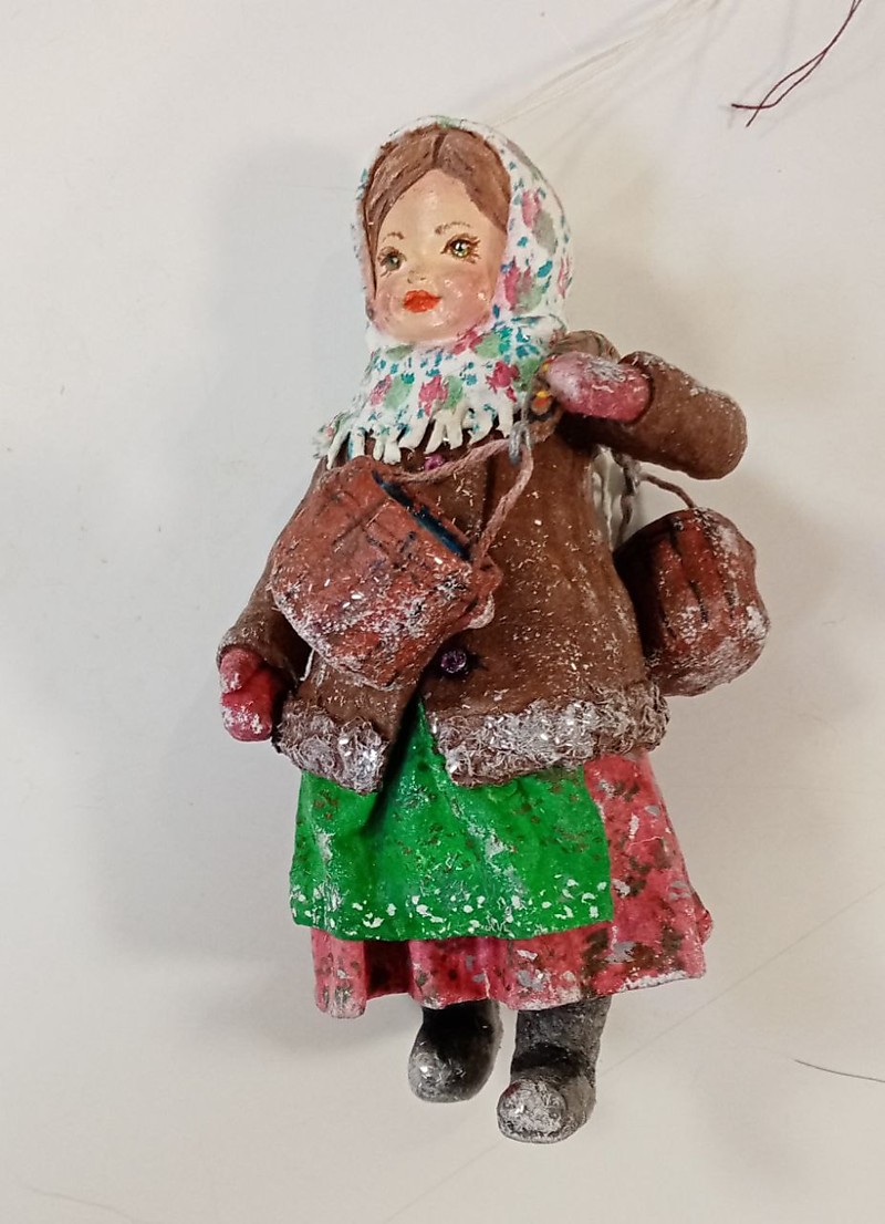 Косинцева С. Елочная игрушка из ваты