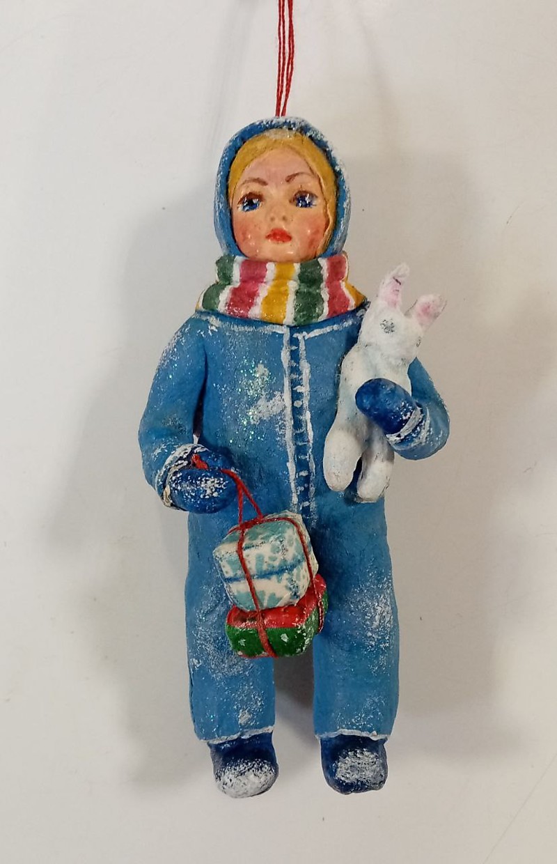 Косинцева С. Елочная игрушка из ваты