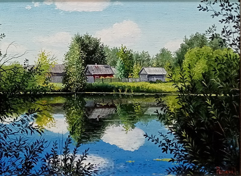 Репин Д. Дома у воды