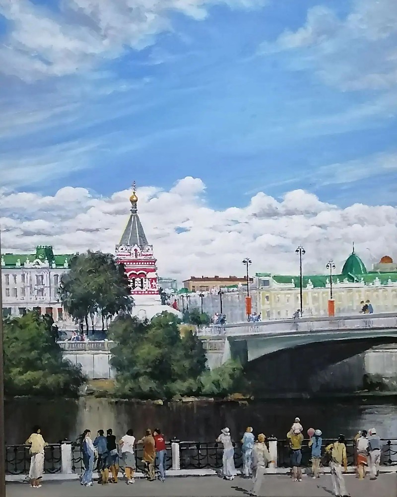 Солодухин И. Омск. Воскресный день.