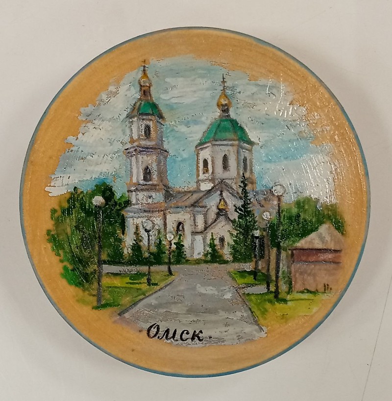 Бибикова И. Панно с видами Омска