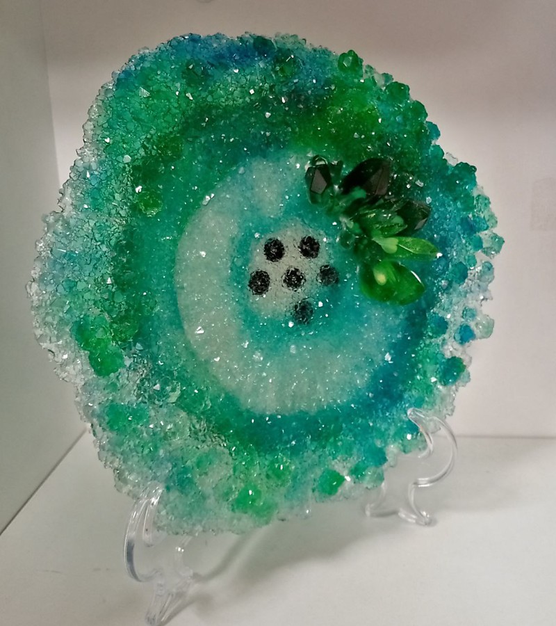 Краснова С. Тарелка из эпоксидной смолы