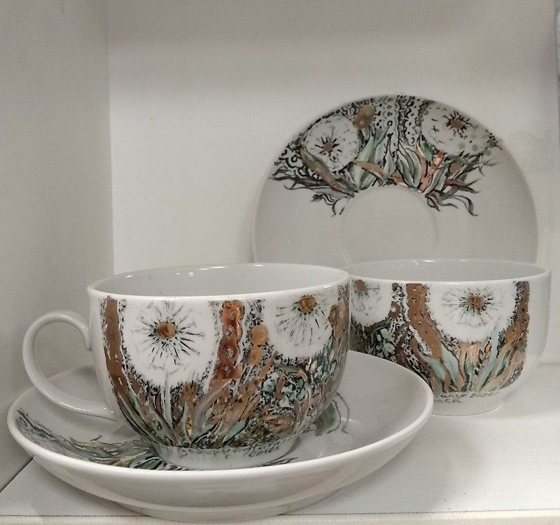 Задерий Н. Чайная пара Одуванчики