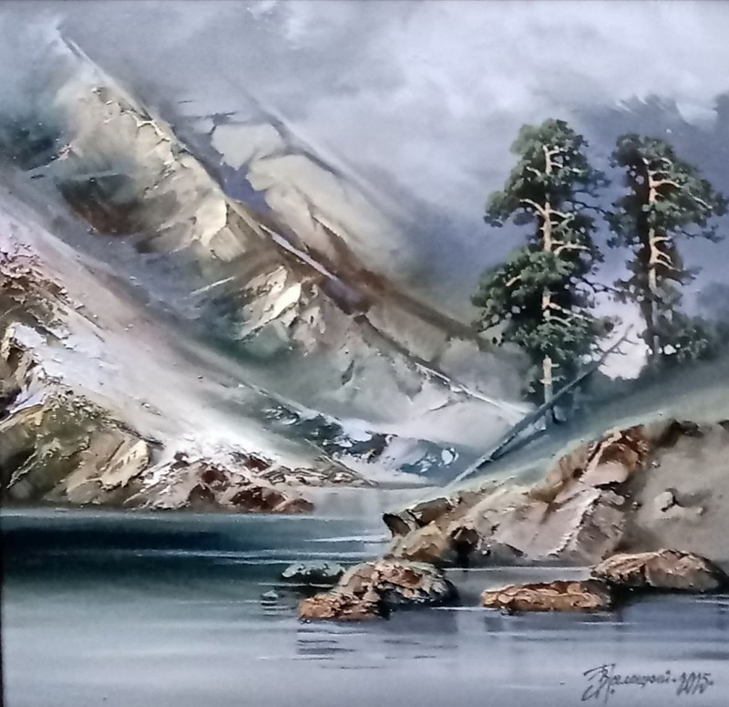 Залецкий В. Горное озеро