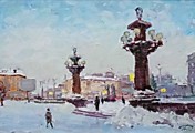 Прохоров С. Февраль в сквере